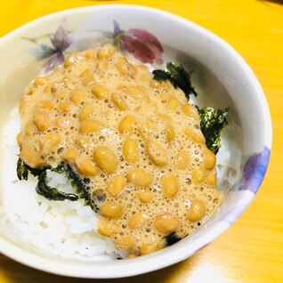 ちょっぴり減塩　納豆ごはん